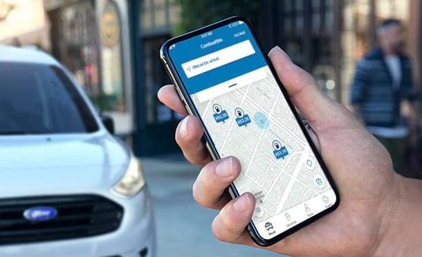 La app FordPass te ayuda a encontrar tu gasolinera cerca de tu ubicación